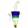 Shop Ghoulish Glow in the Dark Lazy Glass Water Pipe in australian