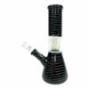 Shop Glass Bong Dome Percolator 20cm Black in australian