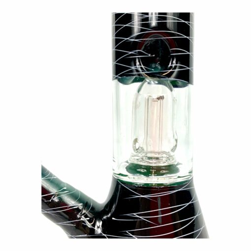 Shop Glass Bong Dome Percolator 20cm Black in australian