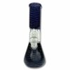 Shop Glass Bong Dome Percolator 20cm Dark Blue in australian