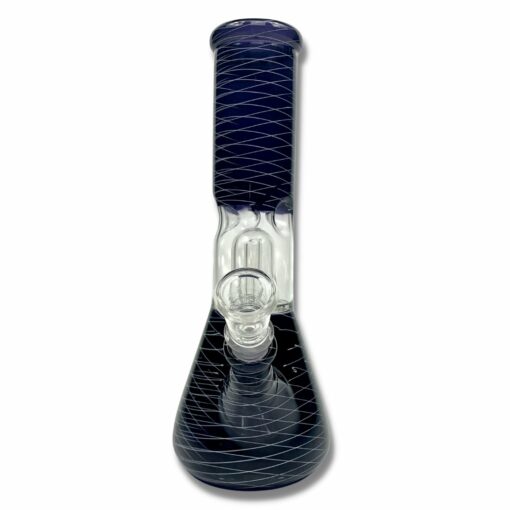 Shop Glass Bong Dome Percolator 20cm Dark Blue in australian