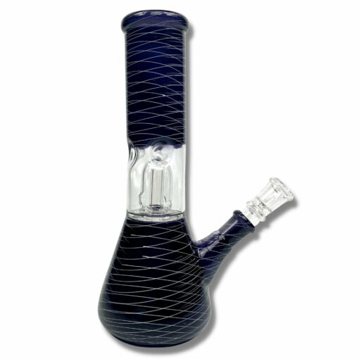 Shop Glass Bong Dome Percolator 20cm Dark Blue in australian