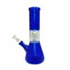 Shop Glass Bong Striped Dome Percolator 20cm Blue in australian