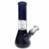 Shop Glass Bong Dome Percolator 20cm Dark Blue in australian