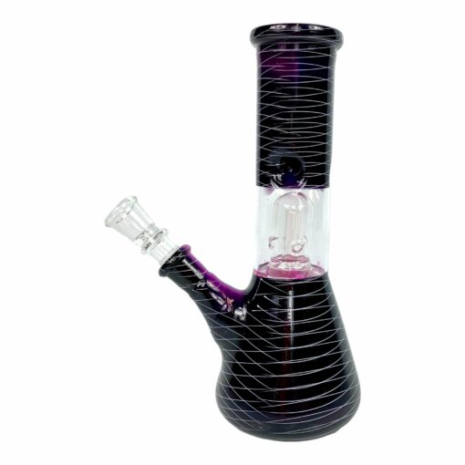 Shop Glass Bong Dome Percolator 20cm Dark Purple in australian