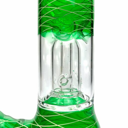 Shop Glass Bong Dome percolator 20cm Green in australian