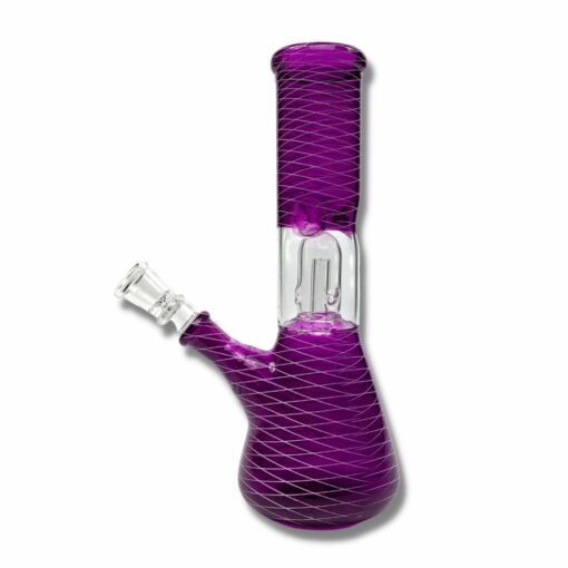 Shop Glass Bong Dome Percolator 20cm Purple in australian