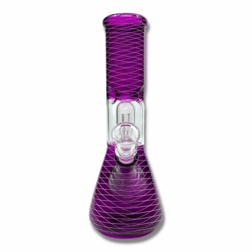 Shop Glass Bong Dome Percolator 20cm Purple in australian