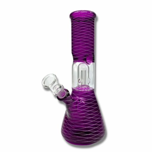 Shop Glass Bong Dome Percolator 20cm Purple in australian