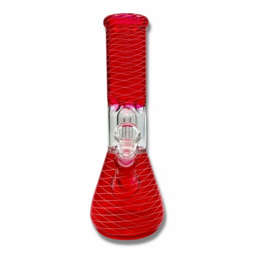 Shop Glass Bong Dome Percolator 20cm Red in australian