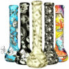 Shop Glow in the Dark Psychedelic Silicone Bong - Chemiluminescence in australian