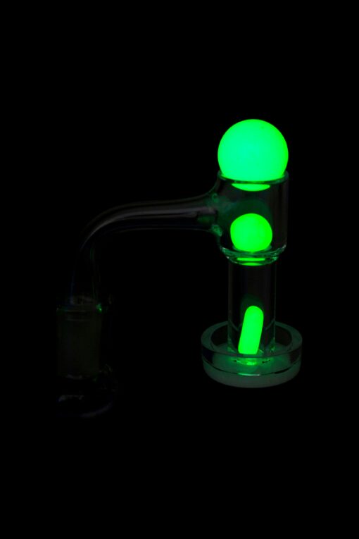 Shop The Stash Shack Full Weld Diamond Bottom Quartz Slurper Banger Set in australian