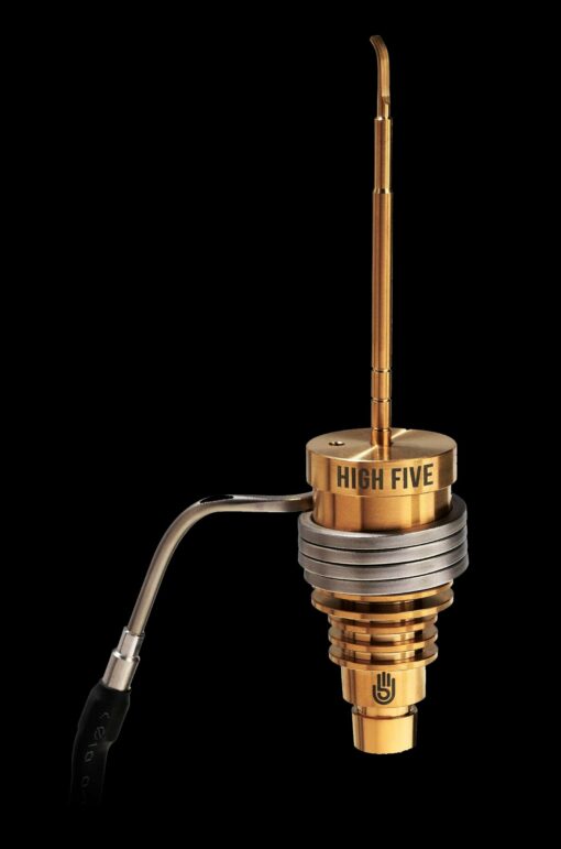 Shop High Five Gold Flat Tip Carb Cap in australian