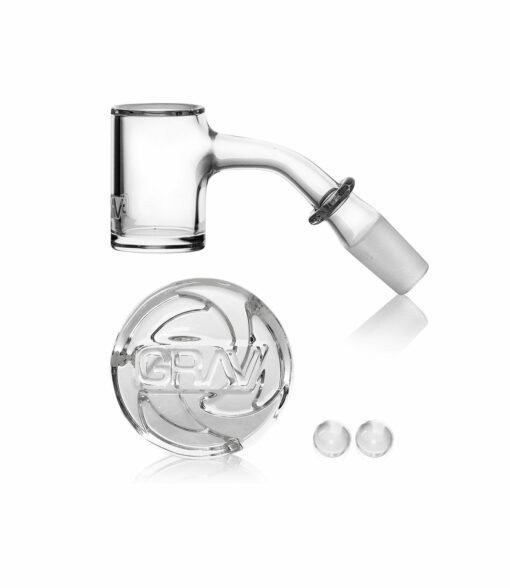 Shop GRAV® 14mm 45° Seamless Quartz Banger Set in australian