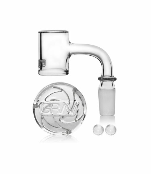 Shop GRAV® 14mm 90° Seamless Quartz Banger Set in australian