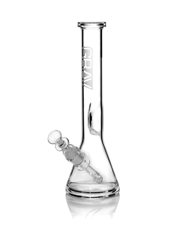 Shop GRAV® Medium, Clear Beaker Base Water Pipe in australian