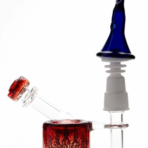 Shop Home Blown Glass Carb Cap Dabber - Blue in australian