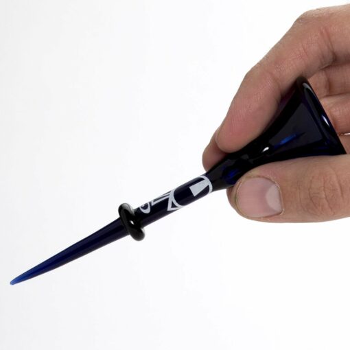 Shop Home Blown Glass Carb Cap Dabber - Blue in australian