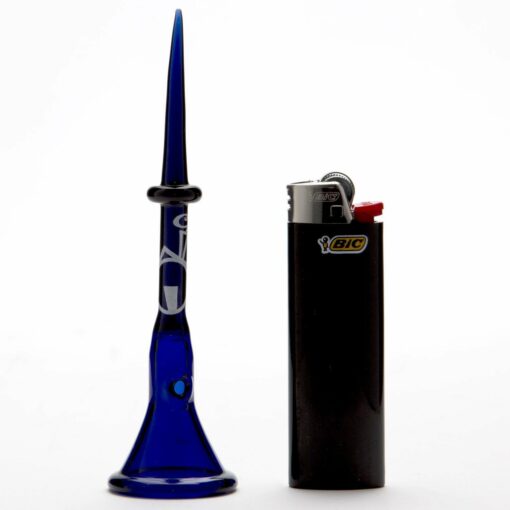 Shop Home Blown Glass Carb Cap Dabber - Blue in australian