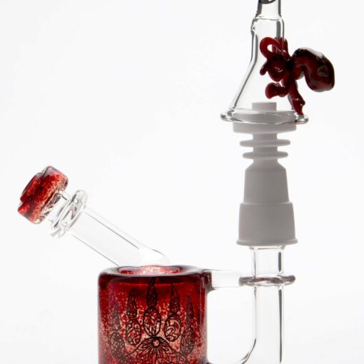 Shop Home Blown Glass Critter Carb Cap Dabber - Octopus in australian