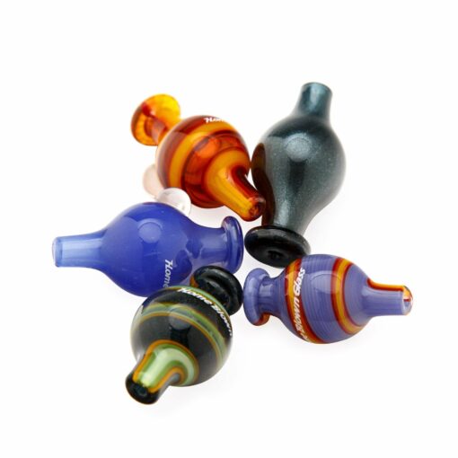Shop Home Blown Glass Bubble Carb Cap - Indigo in australian