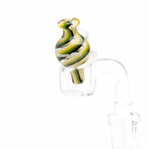Shop Home Blown Glass Bubble Carb Cap - Ashanti in australian