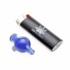 Shop Home Blown Glass Bubble Carb Cap - Indigo in australian
