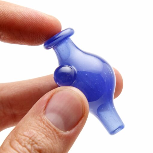 Shop Home Blown Glass Bubble Carb Cap - Indigo in australian