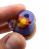 Shop Home Blown Glass Bubble Carb Cap - Rainbow Swirl in australian