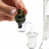 Shop Home Blown Glass Bubble Carb Cap - Indigo in australian
