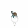 Shop Home Blown Glass Bubble Carb Cap - Turtle in australian