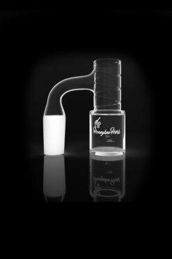 Shop Honeybee Herb Honey Chamber Whirlwind Quartz Banger - Black Line in australian