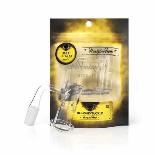 Shop Honeysuckle XL 90° Quartz Banger - Yellow Line in australian