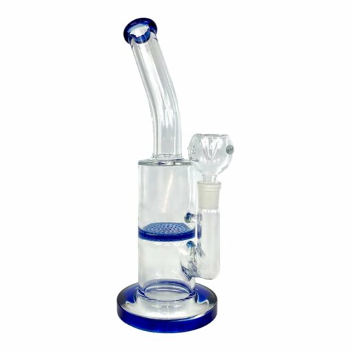 Shop Honeycomb Percolator Bong 26cm Blue in australian