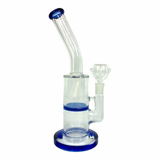 Shop Honeycomb Percolator Bong 26cm Blue in australian