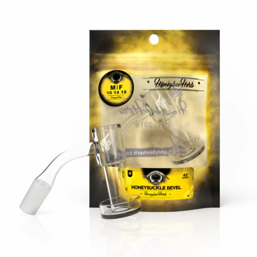 Shop HONEYSUCKLE BEVEL QUARTZ BANGER - 45° DEGREE | YL in australian