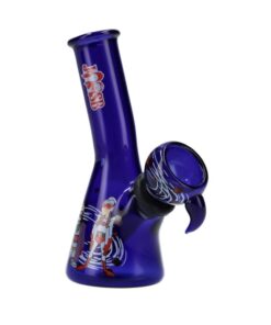 Shop 4" Mini Water Pipe - Bluntman & Chronic Blue in australian