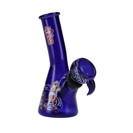 Shop 4" Mini Water Pipe - Bluntman & Chronic Blue in australian