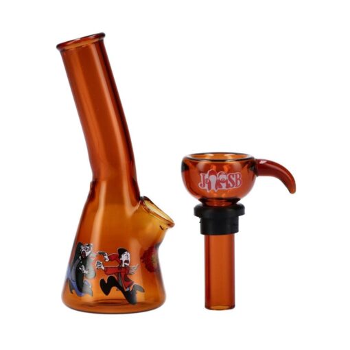Shop 4" Mini Water Pipe - On The Run Amber in australian