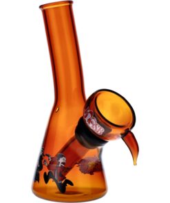 Shop 4" Mini Water Pipe - On The Run Orange in australian