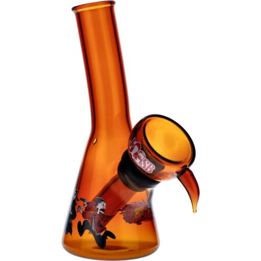 Shop 4" Mini Water Pipe - On The Run Orange in australian