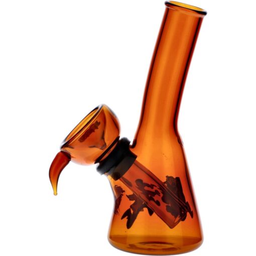 Shop 4" Mini Water Pipe - On The Run Orange in australian