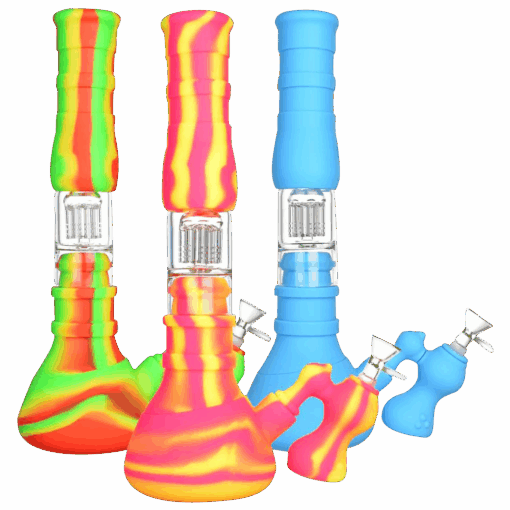 Shop Jellyfish 3-in-1 Silicone Beaker Bong with Ashcatcher in australian