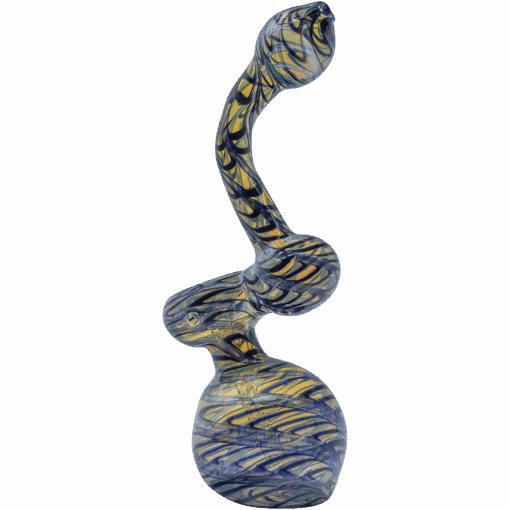 Shop Raked Fumed Sherlock Bubbler Pipe in australian