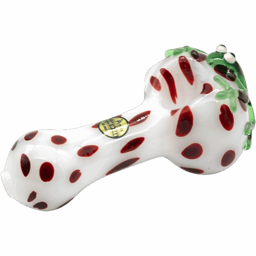 Shop "Spotted Poison Frog" Spoon Glass Pipe in australian