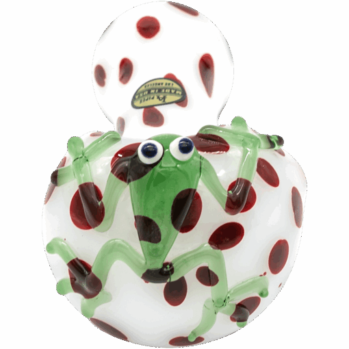 Shop "Spotted Poison Frog" Spoon Glass Pipe in australian