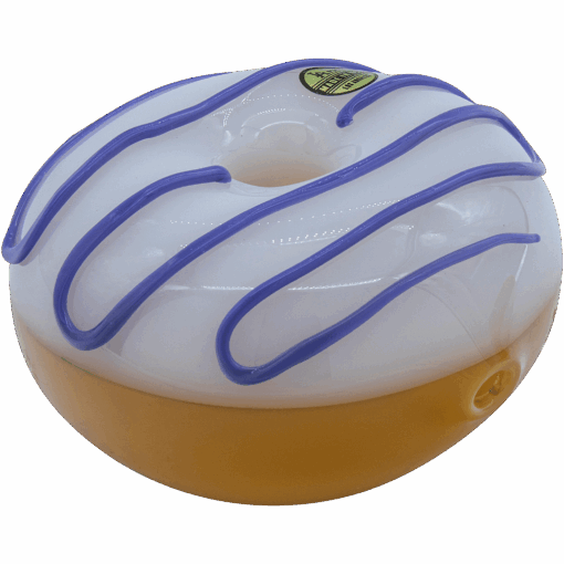 Shop The "Frosted Donut" Glass Pipe in australian