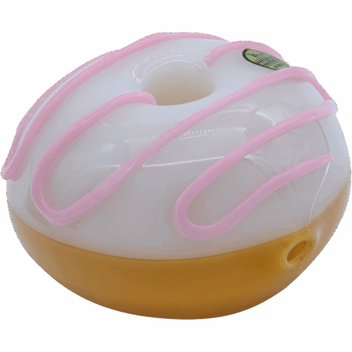 Shop The "Frosted Donut" Glass Pipe in australian