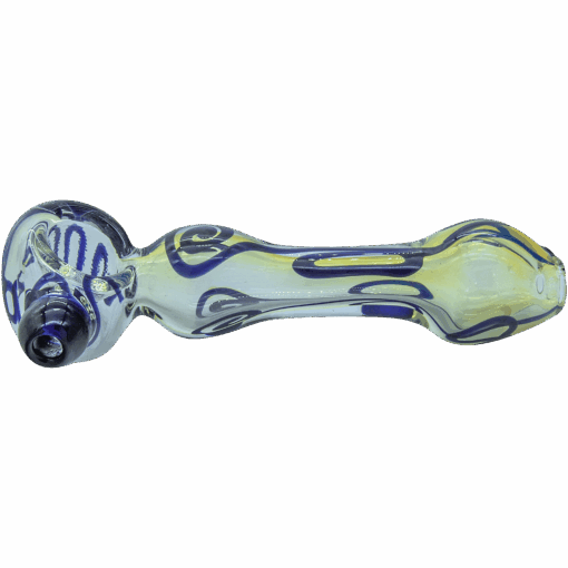 Shop The "Painted Warrior Spoon" Glass Pipe in australian
