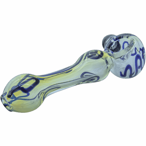 Shop The "Painted Warrior Spoon" Glass Pipe in australian